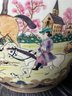 Chinese Fish Bowl Planter With Hunting Scene