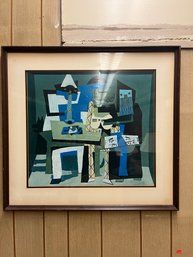 After Pablo Picasso Three Musicians Color Print