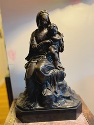 Sculpture Of The Virgin And The Child
