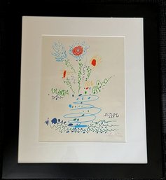 Picasso Print, Summer Bouquet, Signed Picasso Print