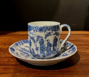 Cup And  Sauce Vintage Bone China