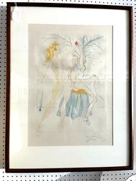 SALVADOR DALI (Spanish 1904-1989) , 'Adam And Eve,' Signed By Dali