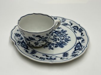 Blue Danube Blue Onion Meissen Vintage A Cup And A Plate