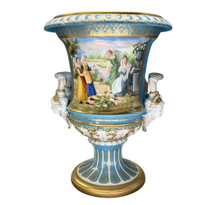 Cherished Artistry: Society Figures In Porcelain - The Rococo Krater Pot
