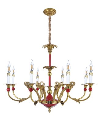 Red Empire Style Chandelier