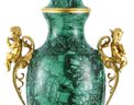 Rococo Evergreen Porcelain And Bronze Urns
