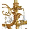 Radiant Elegance: 12-Light Crystal And Brass Chandelier With Exquisite Detailing