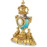 Bronze Artistry: Louis XV Style Porcelain And Bronze Garniture Clock
