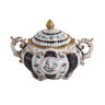 Rococo Elegance Unveiled: Hand-Painted Porcelain Jar