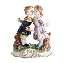 Classical Love Depicted: Rococo Porcelain Collectible