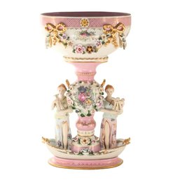 Rococo Rendezvous: Two Muses Decorative Bowl