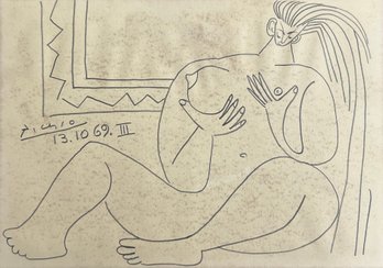 Pablo Picasso, Attributed: Femme Nue