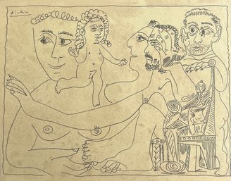 Pablo Picasso, Attributed: Cubist Figures