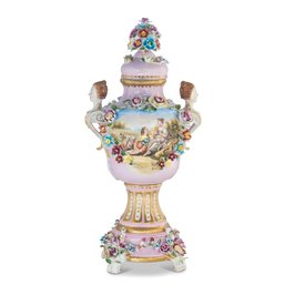 Stunning Pink Porcelain Vase: A Symphony Of Color And Detail