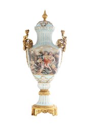 Whispers Of Femininity: Rococo Society Scenes Porcelain Vase
