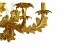Rococo Style Brass Chandelier