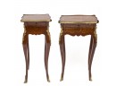 Ornate French Louis XV Style Side Tables