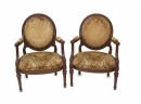 Louis XVI Style Carved Chairs