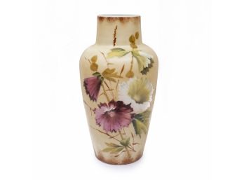 Gorgeous Hand Painted Antique Victorian Vase