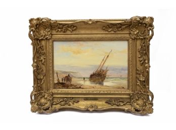 1836 British Oil Painting By George Chambers