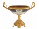 Bronze And Porcelain Serving Bowl