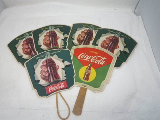 Coca-Cola Vintage Hand Fans