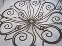 Two Decorative Wrought Iron Item