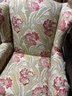 Floral Wingback Chair