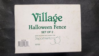 Department 56 - Snow Village - Halloween Fence (Set Of 2)