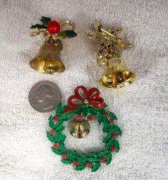 Costume Jewelry - Holiday Pins