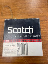 Scotch 201 Low Noise Reel To Reel Tapes - Lot Of 2