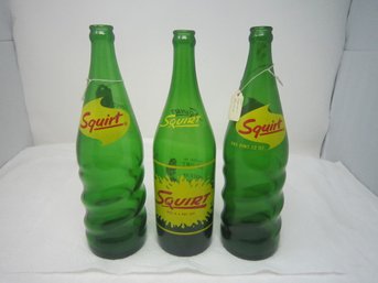 3 Vintage Squirt Bottles