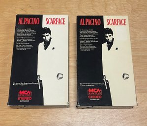 Scarface 1 & 2 VHS Tapes