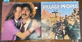 Frank Zappa And Village People Vinyl Record Bundke
