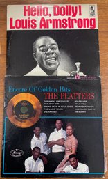 2 LP's -Louis Armstrong & The Platters