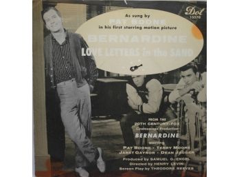 Pat Boone 45 RPM 'Bernardine' & 'Love Letters In The Sand' (Dot 15570)