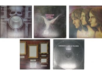 Emerson Lake And Palmer Records -  5 Album Lot