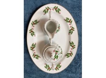 Christmas Holly China - 5 Pieces