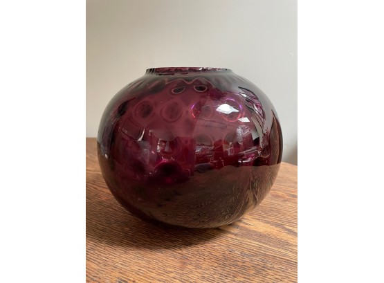Purple Bubble Vase