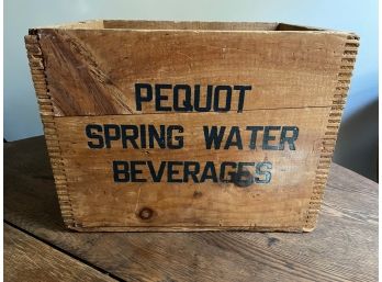 Dovetail Pequot Spring Water Wood Box