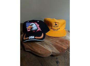 Trucker Hat Lot - John Deere And USA