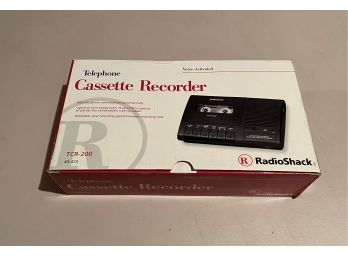 Radio Shack TCR-200 Telephone Cassette Recorder - Voice Activated