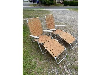 Vintage Lounger Beach Chairs
