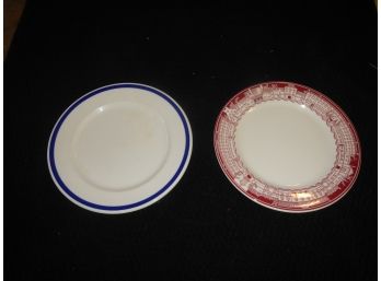 Two Syracuse China Plates