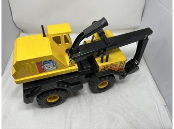 Vintage Yellow Metal Tonka Turbo Deisel Wheels Excavator