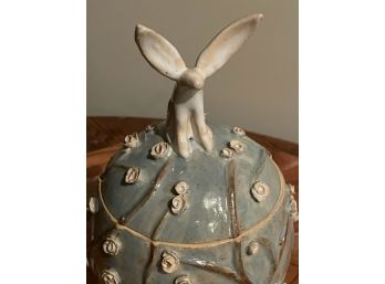 D Wilson Bunny Art Pottery - Local CT Artist