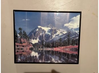 Lake And Mountain Poster