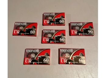 Maxell UR60 Cassette Tapes - New In Original Packaging