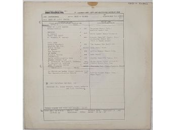 Various Artist, Casablanca Records - Test Pressing
