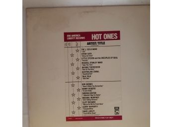 EMI America - Hot Ones -EMI Records, LP